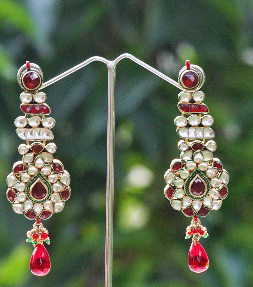 Stunning Kundan Earrings