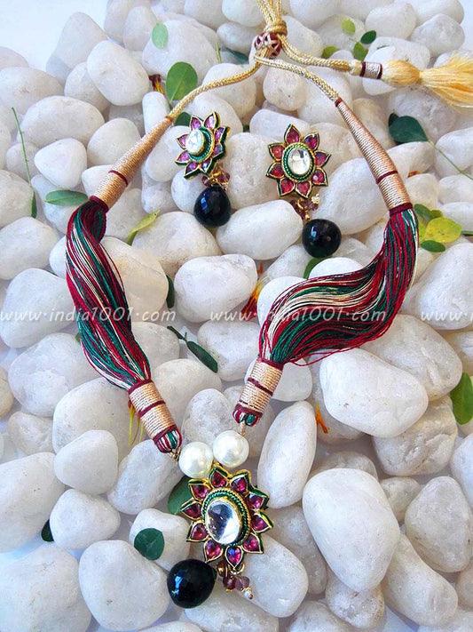 Gorgeous Kundan & Pearl Necklace Set