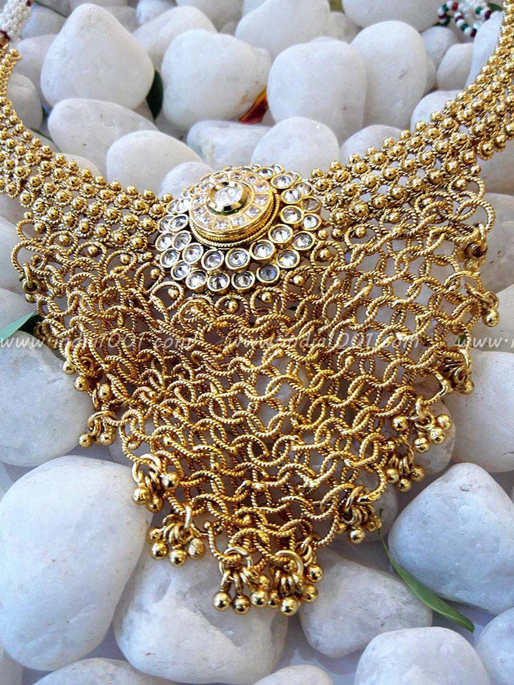 Designer Kundan & Polki Necklace set