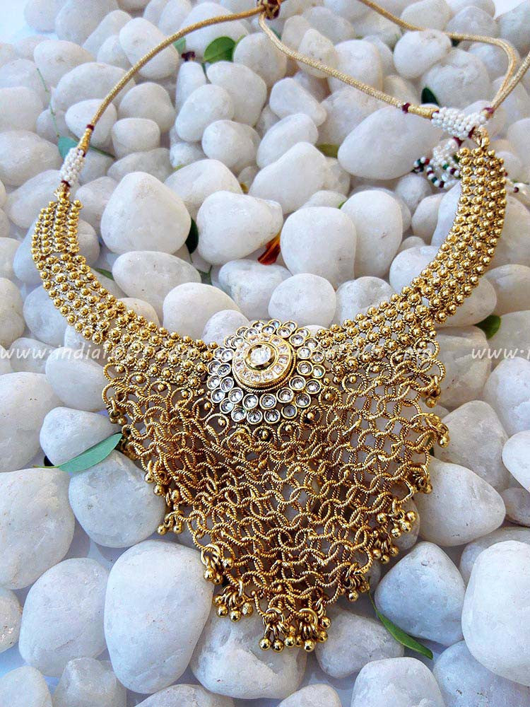 Designer Kundan & Polki Necklace set
