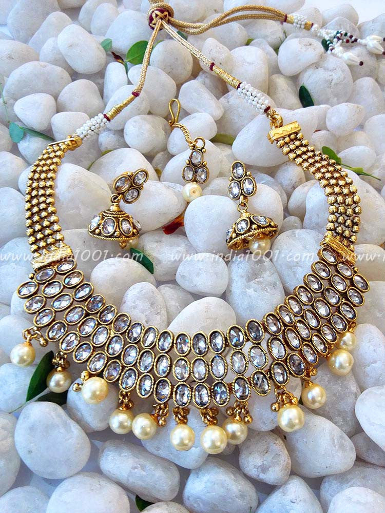 Designer Kundan & Polki Necklace set