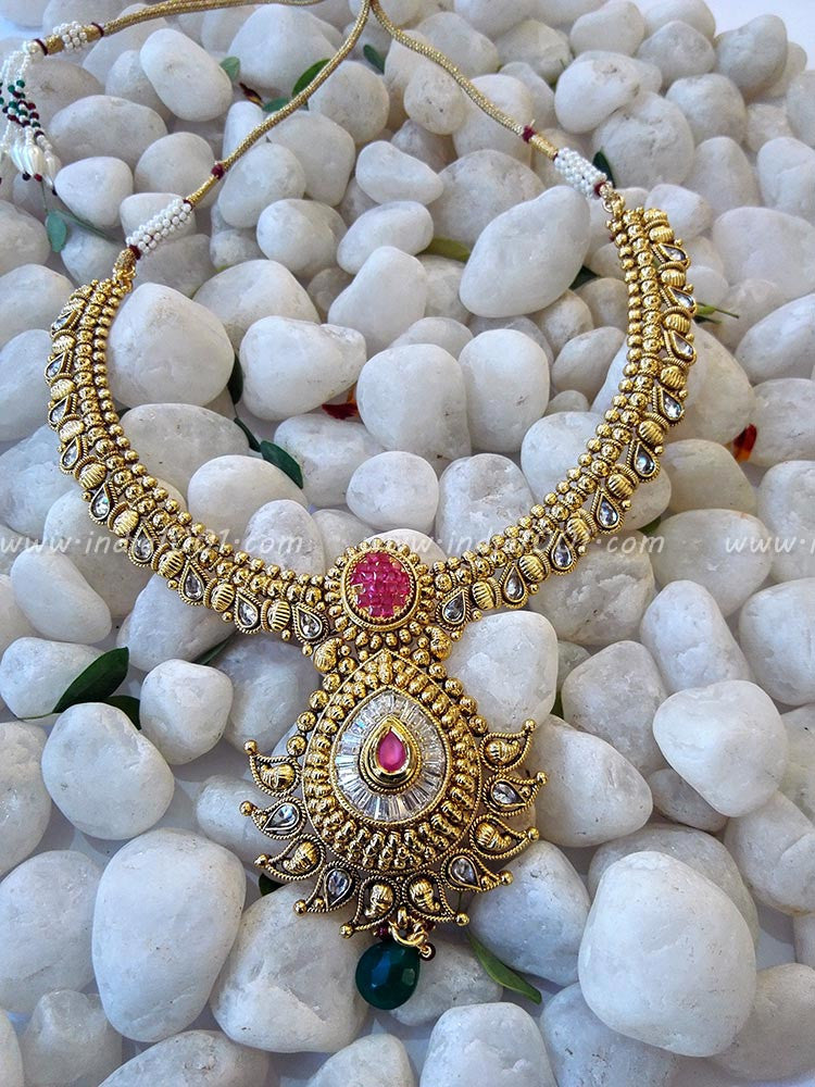 Designer Kundan & Polki Necklace set