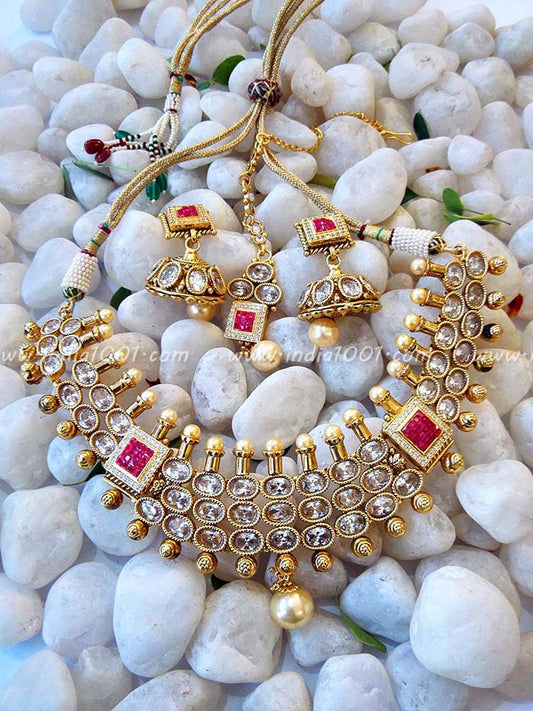 Designer Kundan & Polki Necklace set