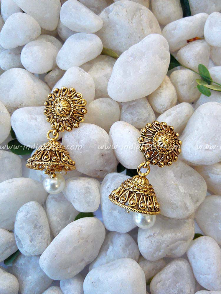 Elegant Pearl & Polki Necklace set
