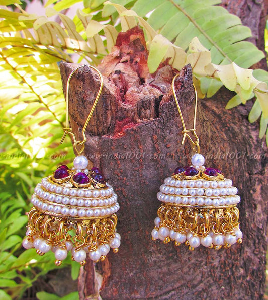 Stunning Pearl Jhumka