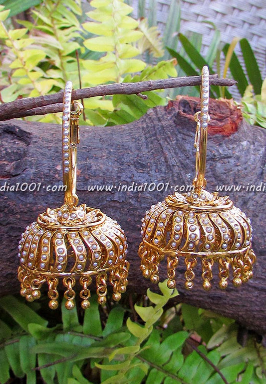 Stunning Pearl Jhumka