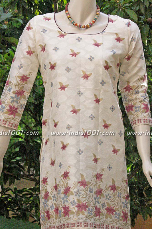 Elegant block printed kurti