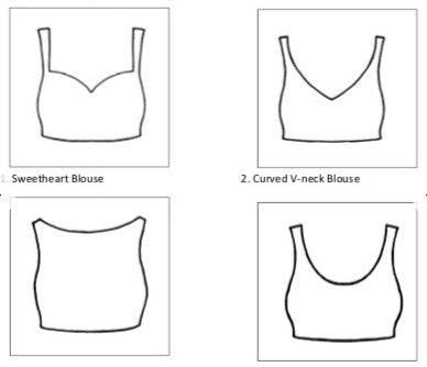 Blouse stitching with lining