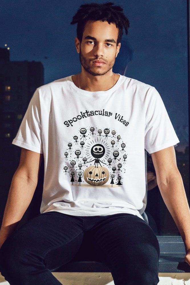 Spook-tacular Halloween Vibes - Classic Unisex T-shirt